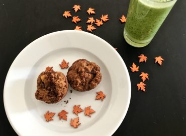 Apple Muffins and Kale Smoothie
